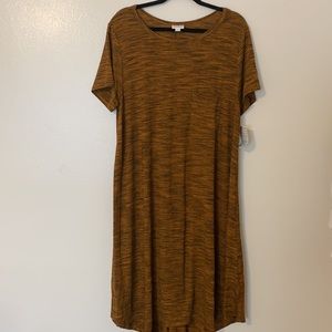 lularoe 🦄 burnt orange & black carly NWT